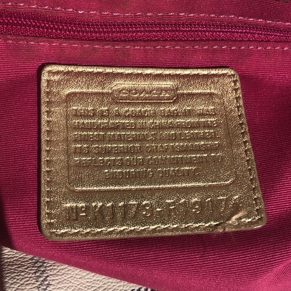 Coach Peyton Tattersail Purse # K1173-F19174 - Picture 6 of 13